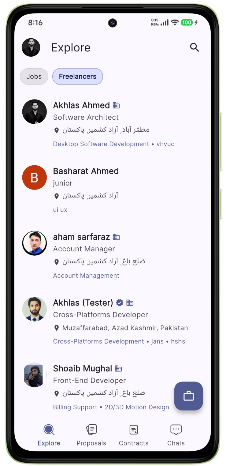 LinkWrks Feature Mockup