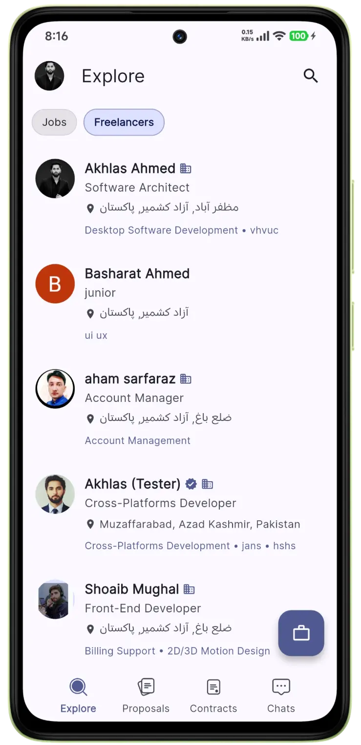LinkWrks Feature Mockup